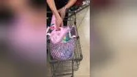 Bolsos reutilizables del carrito de la compra de la capacidad grande del bolso de la carretilla de los bolsos del carrito de la compra